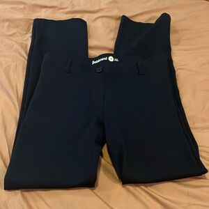 Betabrand Black Straight Leg Pants